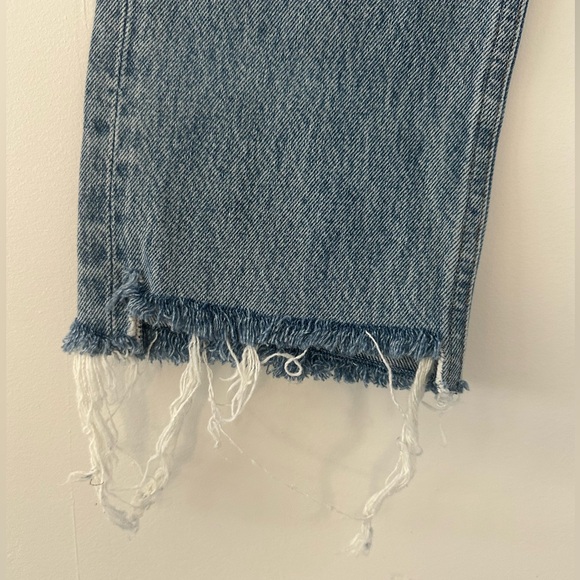 AGOLDE jeans size 26 RILEY high rise straight crop - Picture 4 of 11
